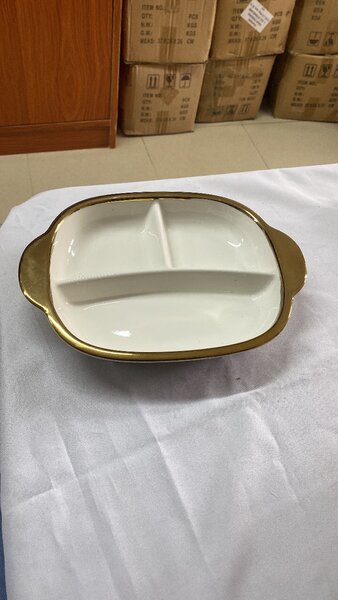 Assiette Compartimentée Élégante