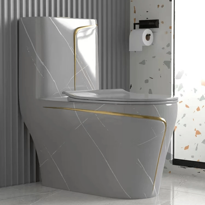 Toilettes design en marbre