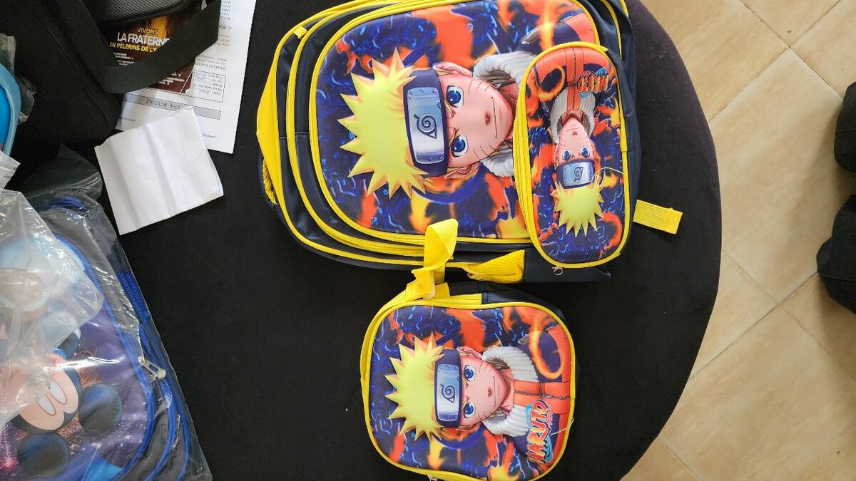 Sac école 3 en 1