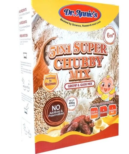 Dr Annies super 5 in1 mix its a complete mealbecause it has both macro and micro nutrients which are protein,carbohydrates,vitamins,minerals fatty acids and fober😁available as seen