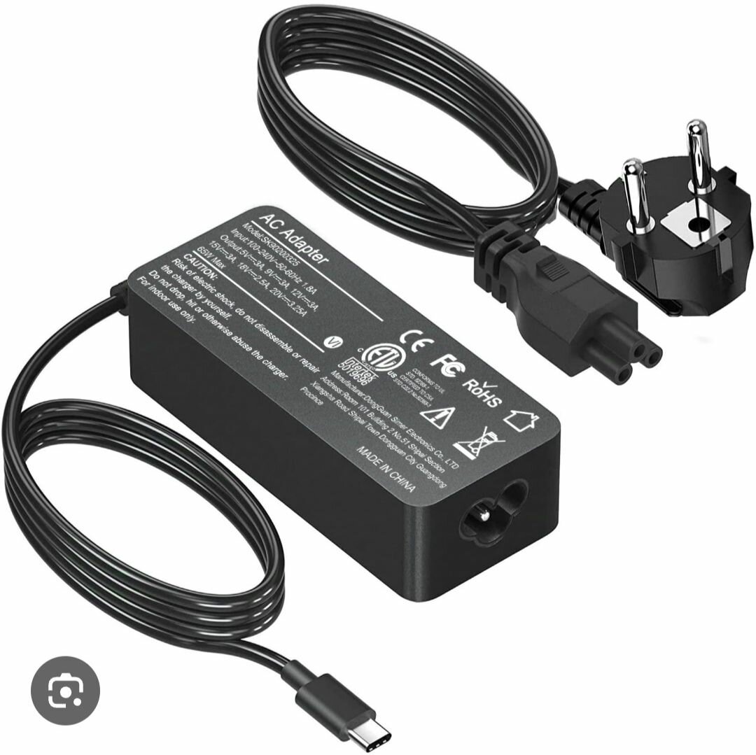 Chargeur Lenovo usb type C