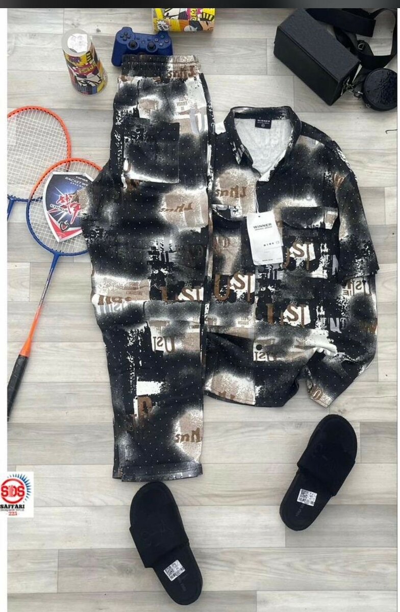 Ensemble Chemise et Pantalon Imprimé Homme
