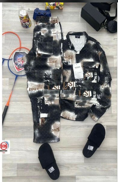 Ensemble Chemise et Pantalon Imprimé Homme