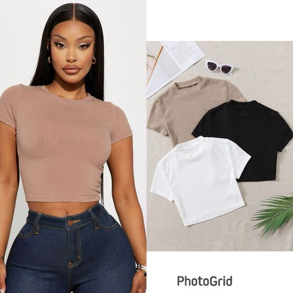Seamless basic tops