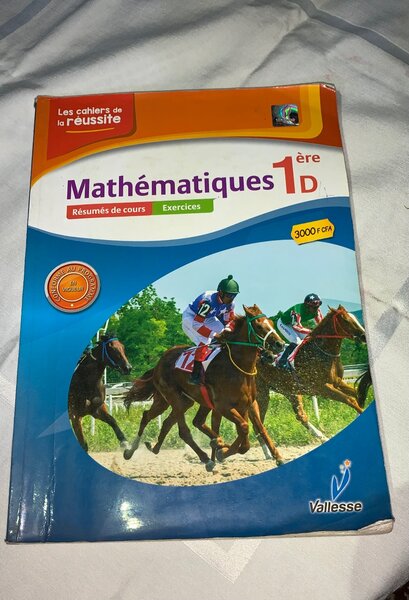 Livre Mathématiques 1ère D
