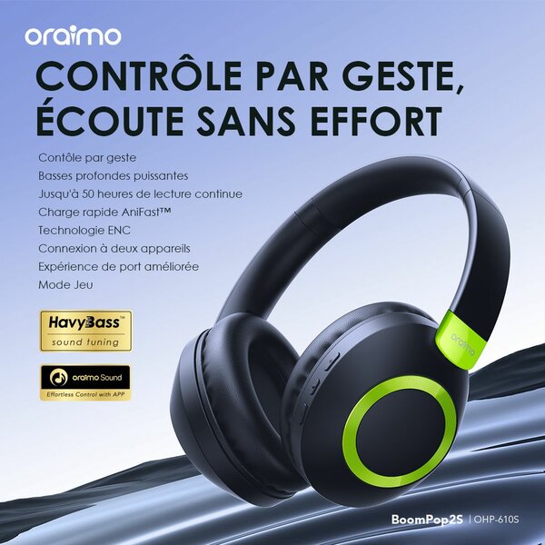 Écouteurs Oraimo BoomPop2S