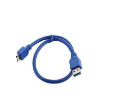 Câble Boîtier Disque Dur USB 3.0 - Bleu