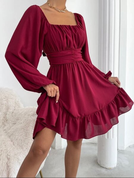 Wine dress