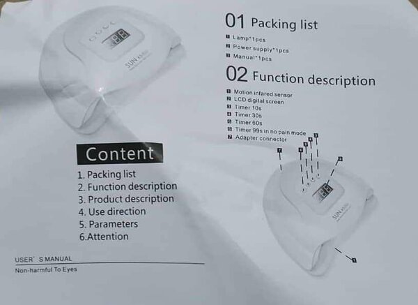 Appareil Lampe UV