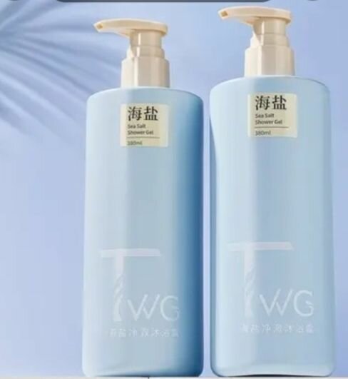 Sea salt shower gel