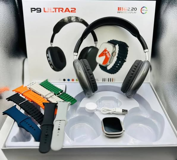 *P9 ULTRA 2 SMARTWATCH WITH HEADPHONES*