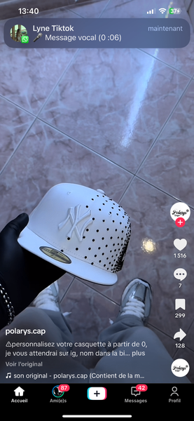 Casquettes en ligne 