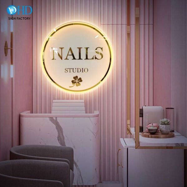 Acrylic indoor sign