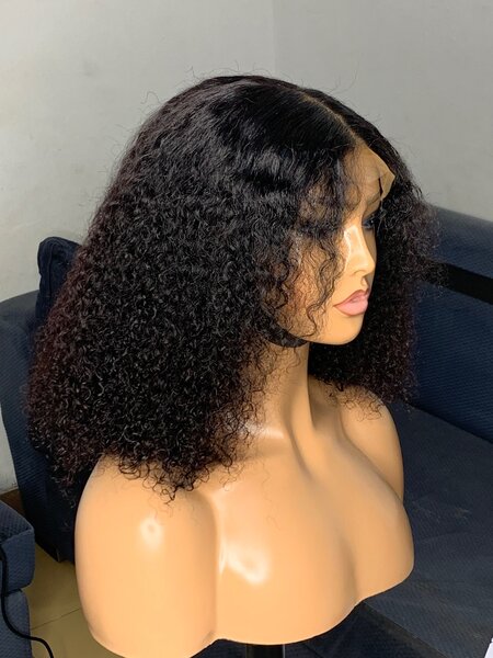 Wet curls wig