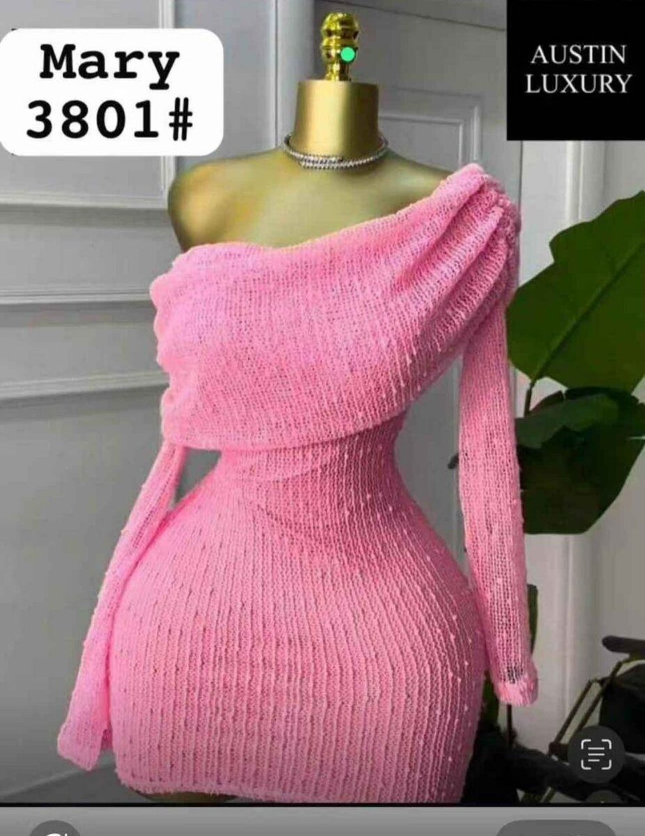 Robe rose élégante