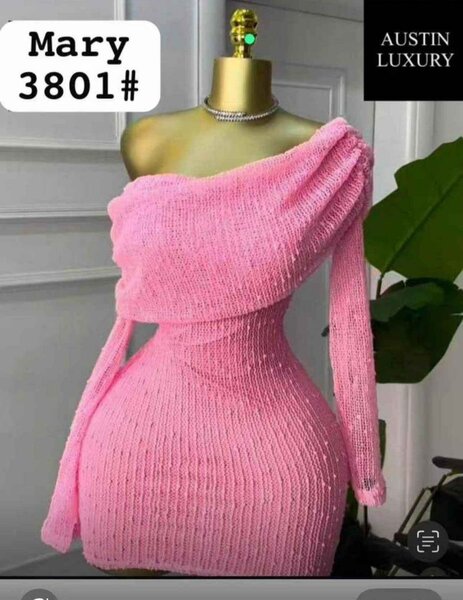 Robe rose élégante