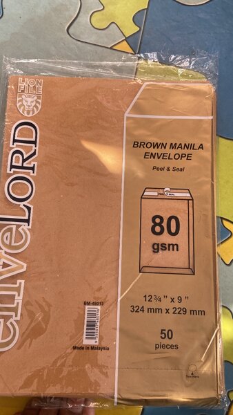 A4 brown envelope