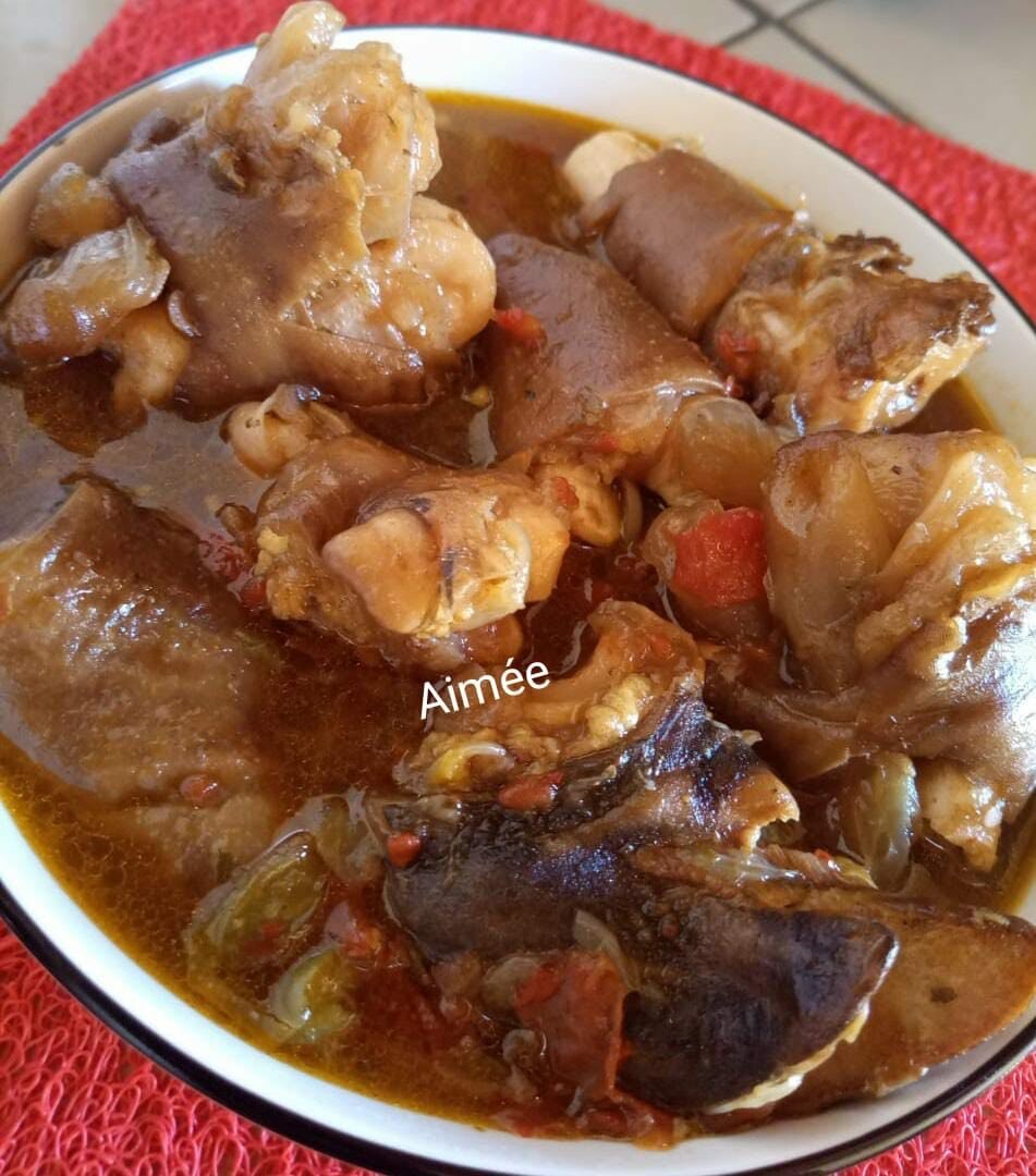 Soupe pattes de bœuf