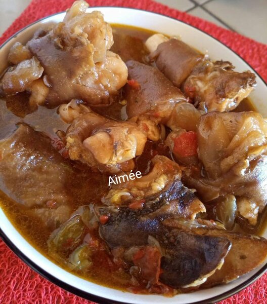 Soupe pattes de bœuf
