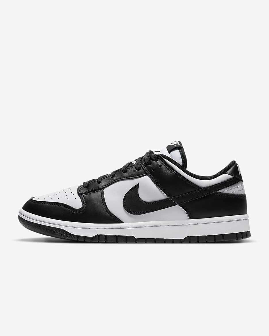 Baskets basses noires et blanches