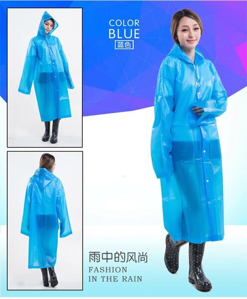 Poncho de pluie à capuche impe