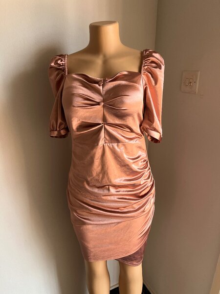 The silk dress