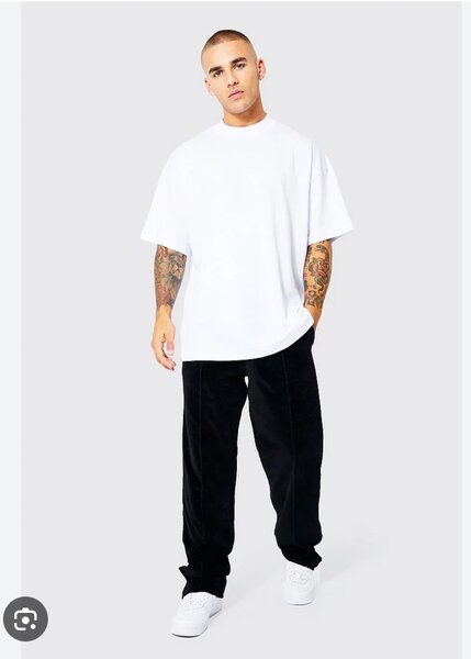 T-shirt blanc décontracté homme