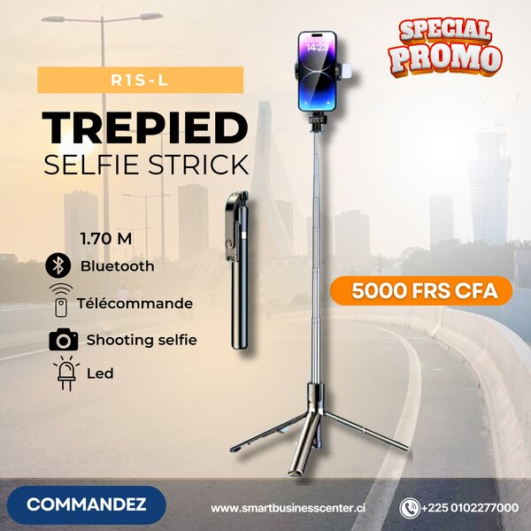 Trépied selfie stick 1.70 M