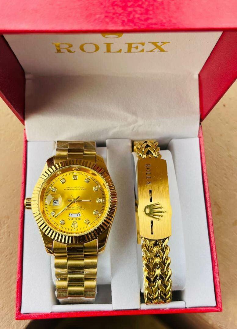 Men's watch bracelet gift set package box