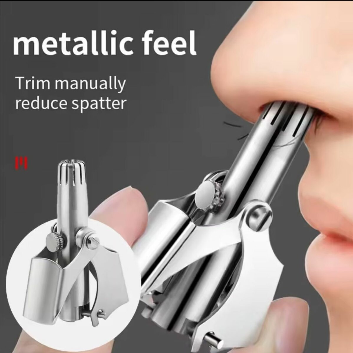 Tondeuse à cheveux d'oreille portable, rasoir électrique