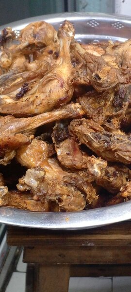 Frites poulet