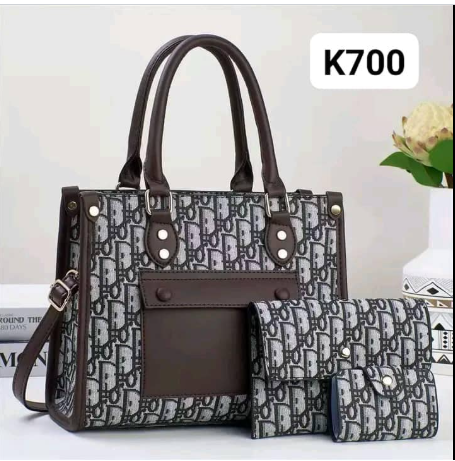 set of bags gray