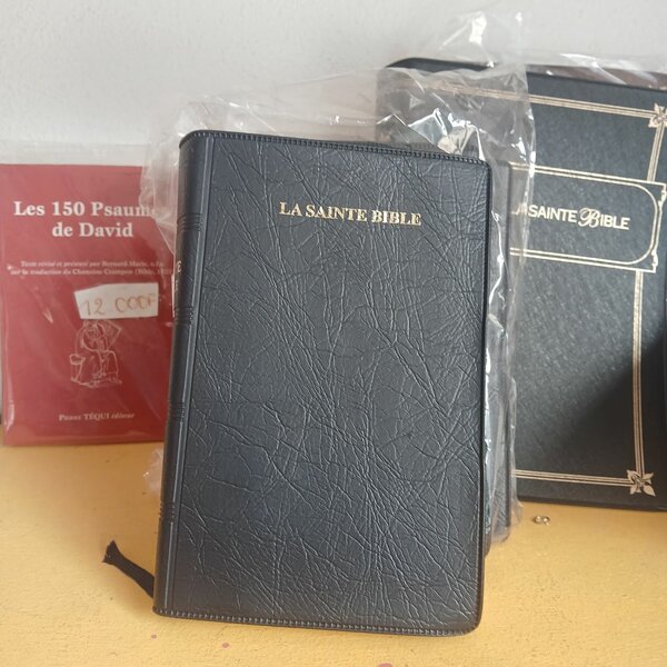 La Sainte Bible Cuir Noir