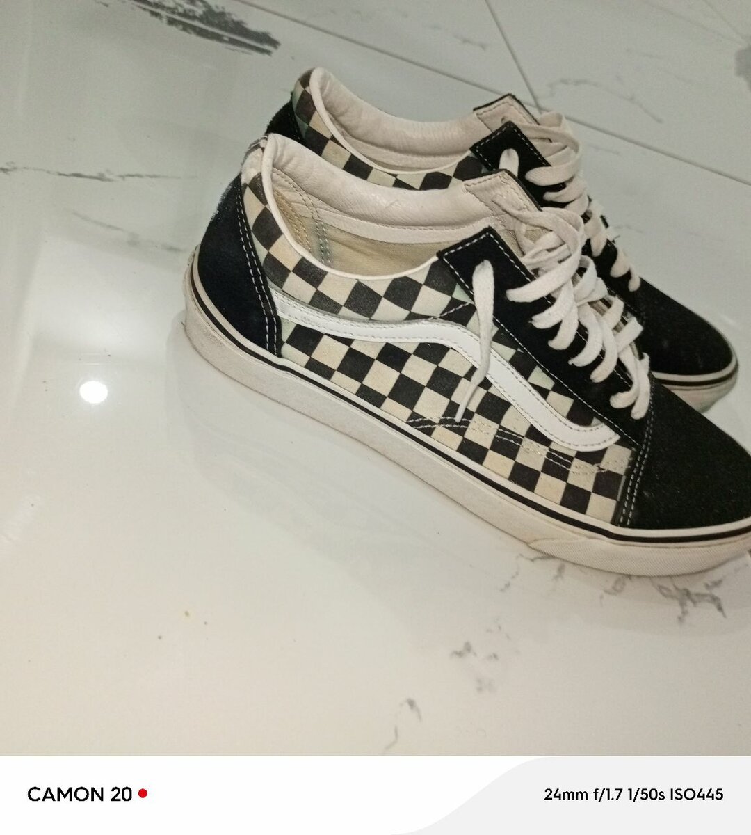 Vans Baskets à Damier Classique