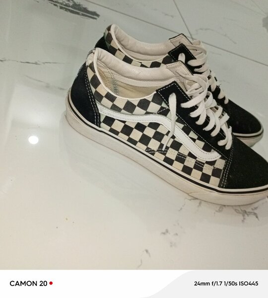 Vans Baskets à Damier Classique