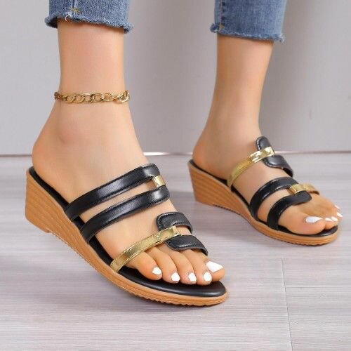 Mistalent Gorgeous wedge slippers in 7 stunning colors