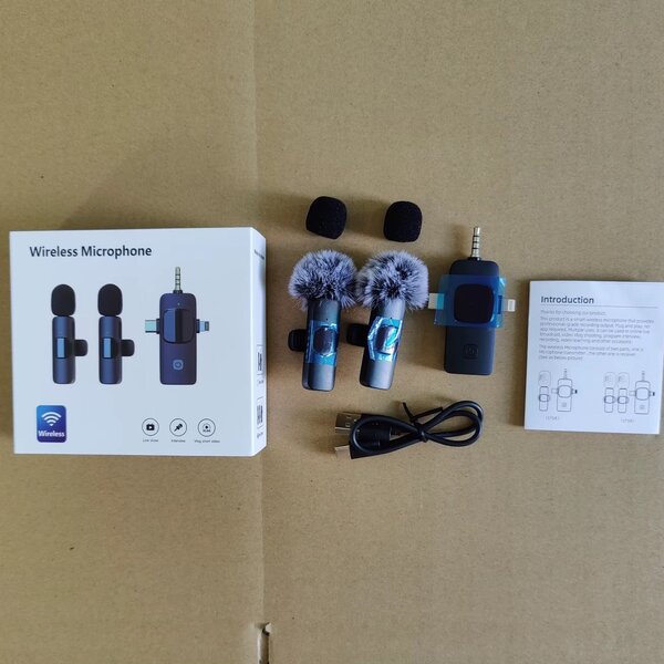 Microphone sans fil compact