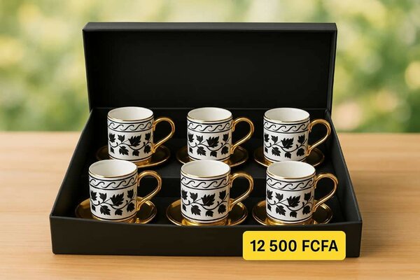 Tasses à café élégantes 6 pcs