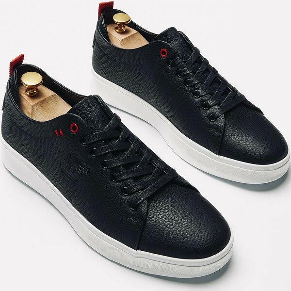 Baskets en cuir élégantes homme