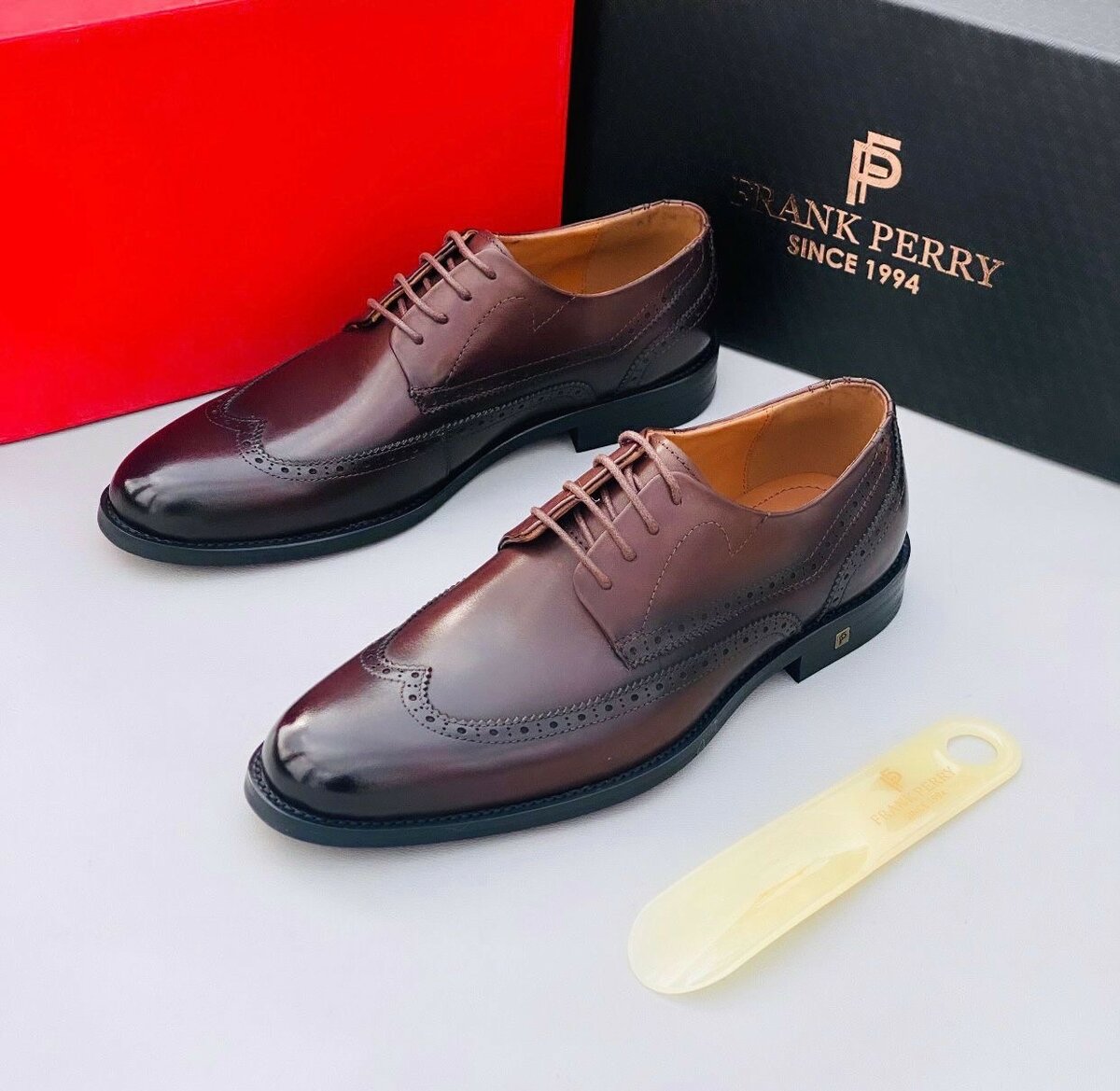Leather shoes