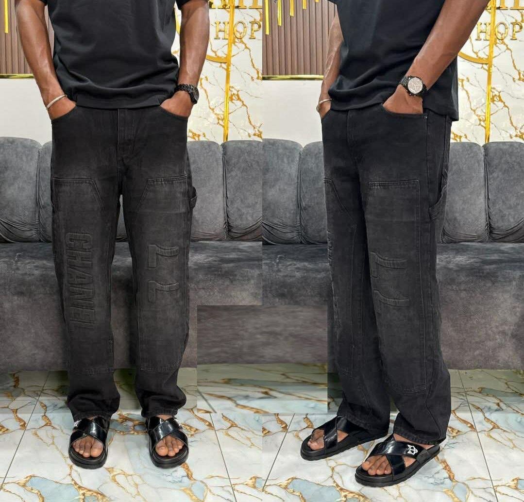 Jean cargo homme décontracté