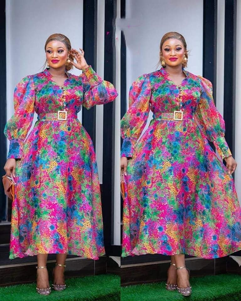 Robe rose violet