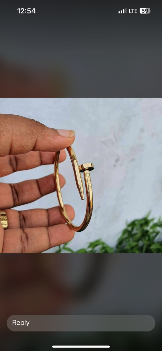 Nail bracelet