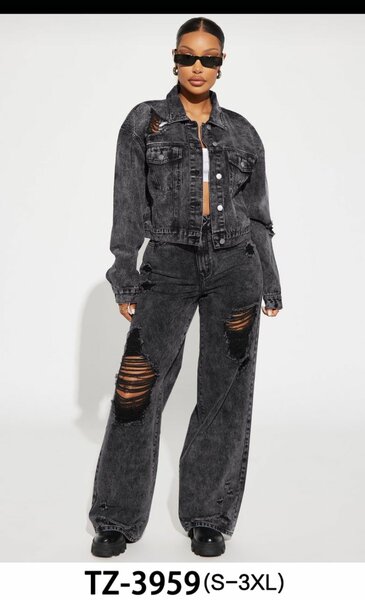 Denim 2 piece