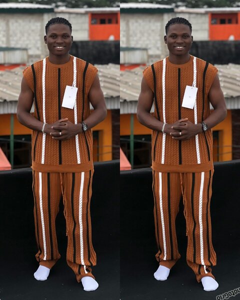 Ensemble africain élégant pour hommes