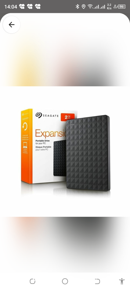 SeaGate HDD Portable Drive