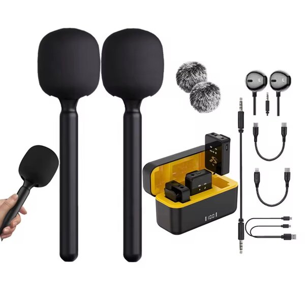 Microphone sans fil avec chargeur