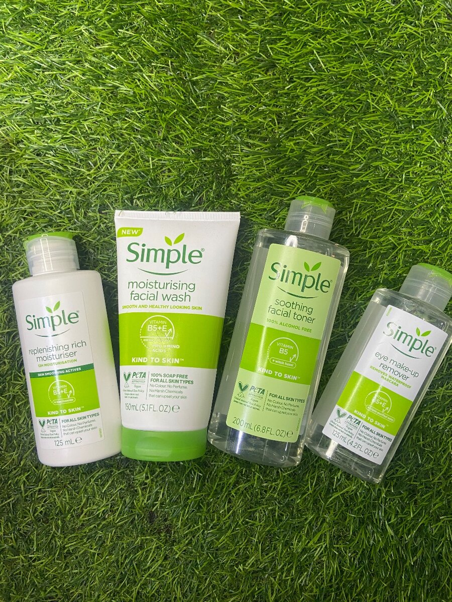 Simple skin care set