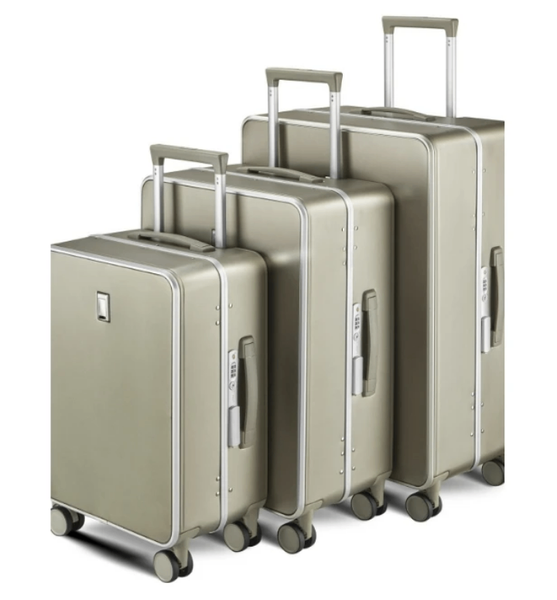 Valises rigides en aluminium