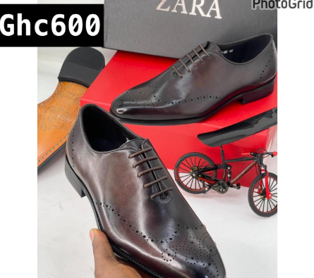 brown shoes